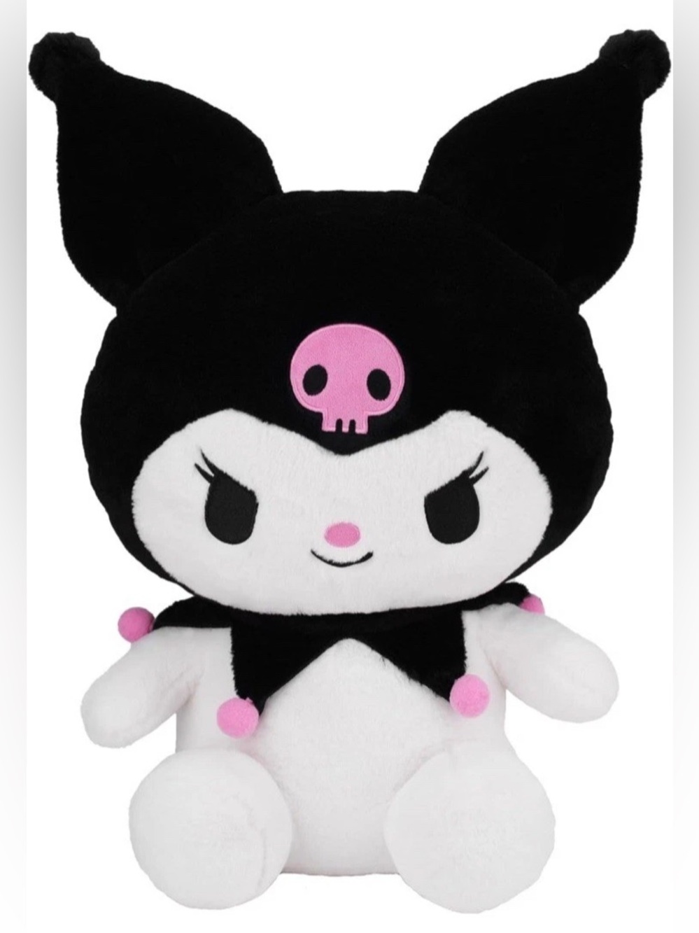Kuromi Anime Plush Large Juju Kur Plush (28 in) Cute Stuffed Animal Halloween